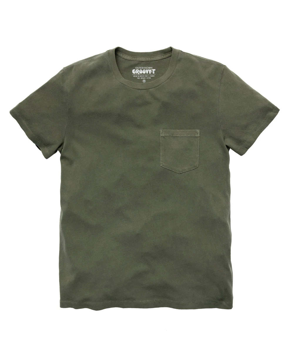 Groovy Pocket Tee - SALE - Outerworn - Image 6