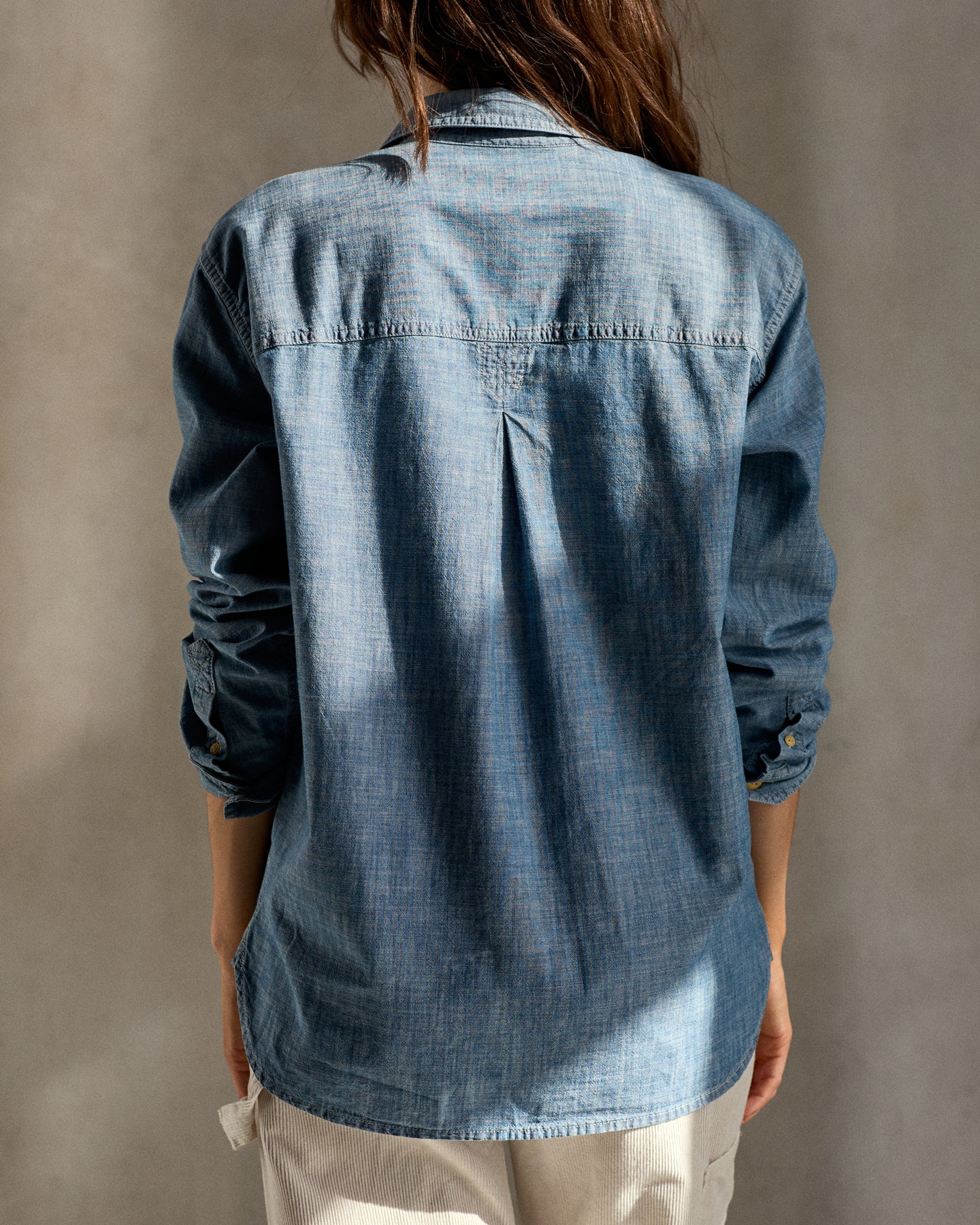 Women's Chambray Utility Shirt - Image 6