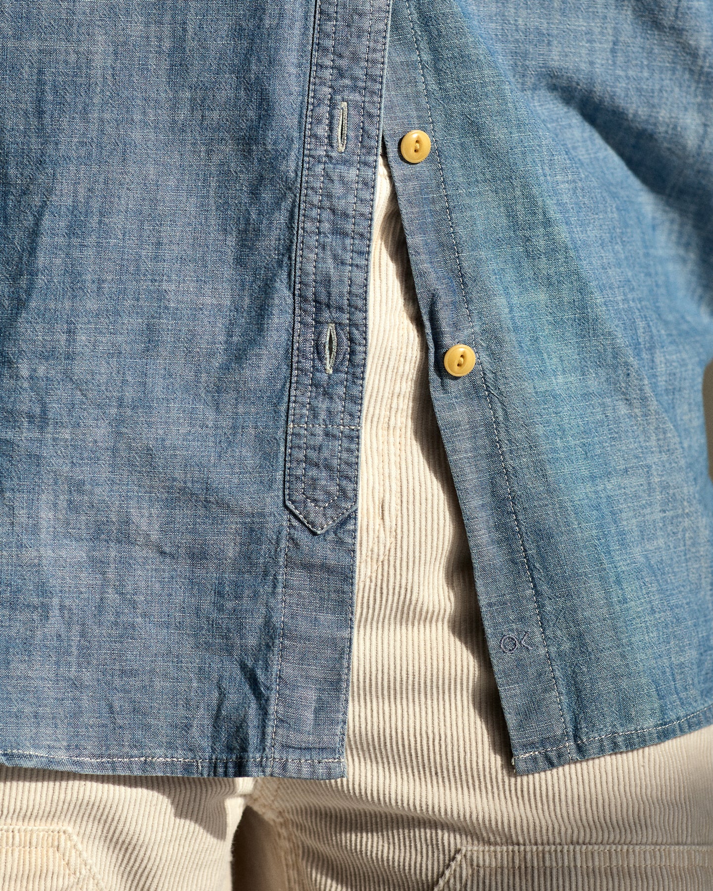 Women's Chambray Utility Shirt - Image 7